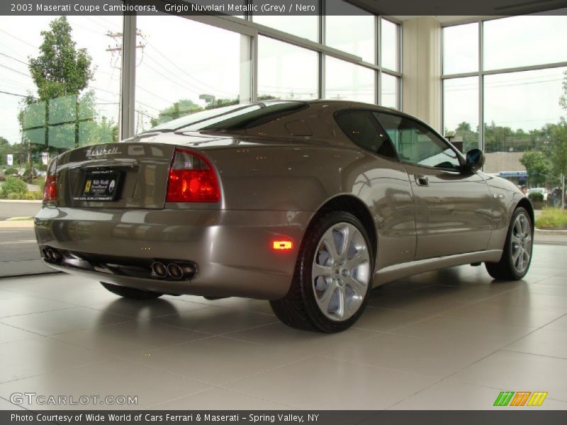 Grigio Nuvolari Metallic (Grey) / Nero 2003 Maserati Coupe Cambiocorsa