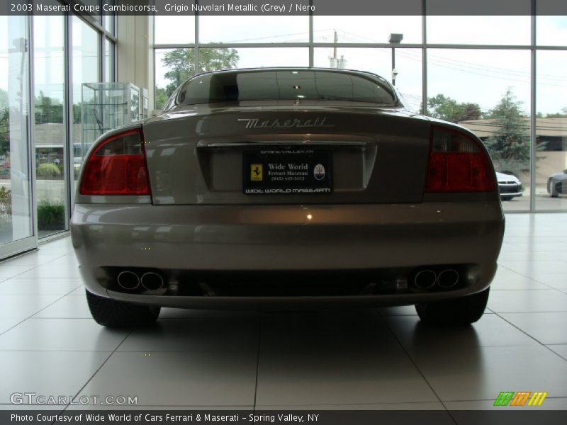 Grigio Nuvolari Metallic (Grey) / Nero 2003 Maserati Coupe Cambiocorsa