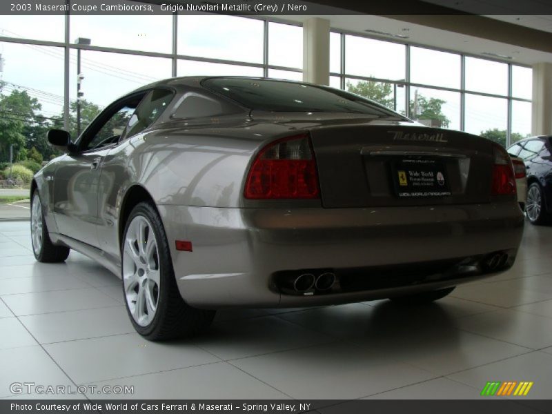 Grigio Nuvolari Metallic (Grey) / Nero 2003 Maserati Coupe Cambiocorsa