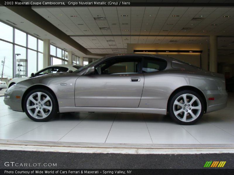 Grigio Nuvolari Metallic (Grey) / Nero 2003 Maserati Coupe Cambiocorsa