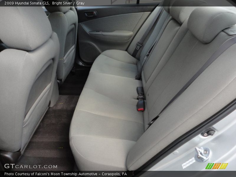 Bright Silver / Gray 2009 Hyundai Sonata GLS