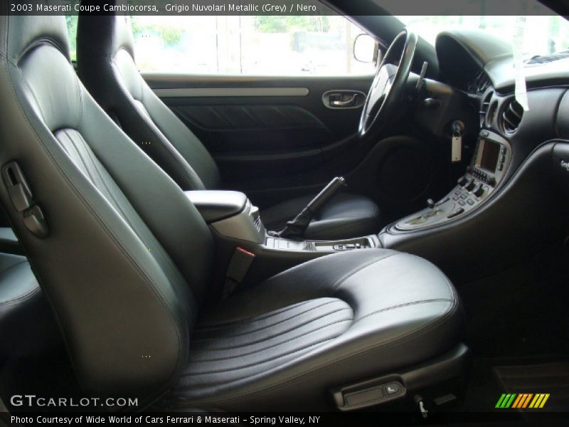 Grigio Nuvolari Metallic (Grey) / Nero 2003 Maserati Coupe Cambiocorsa