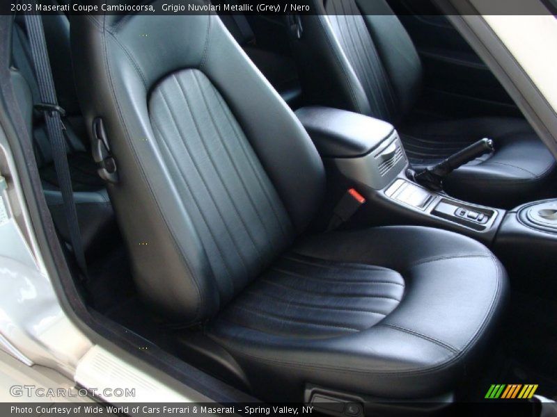 Grigio Nuvolari Metallic (Grey) / Nero 2003 Maserati Coupe Cambiocorsa