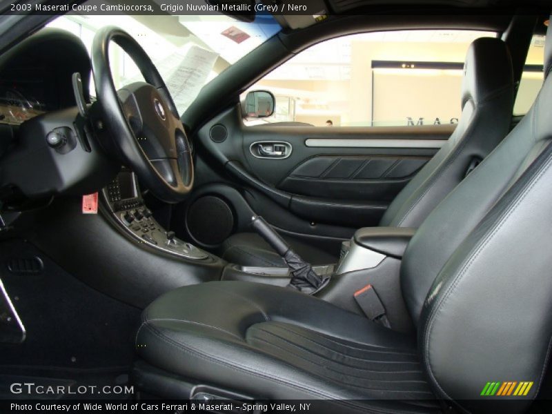 Grigio Nuvolari Metallic (Grey) / Nero 2003 Maserati Coupe Cambiocorsa
