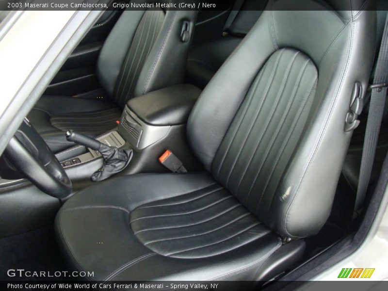 Grigio Nuvolari Metallic (Grey) / Nero 2003 Maserati Coupe Cambiocorsa
