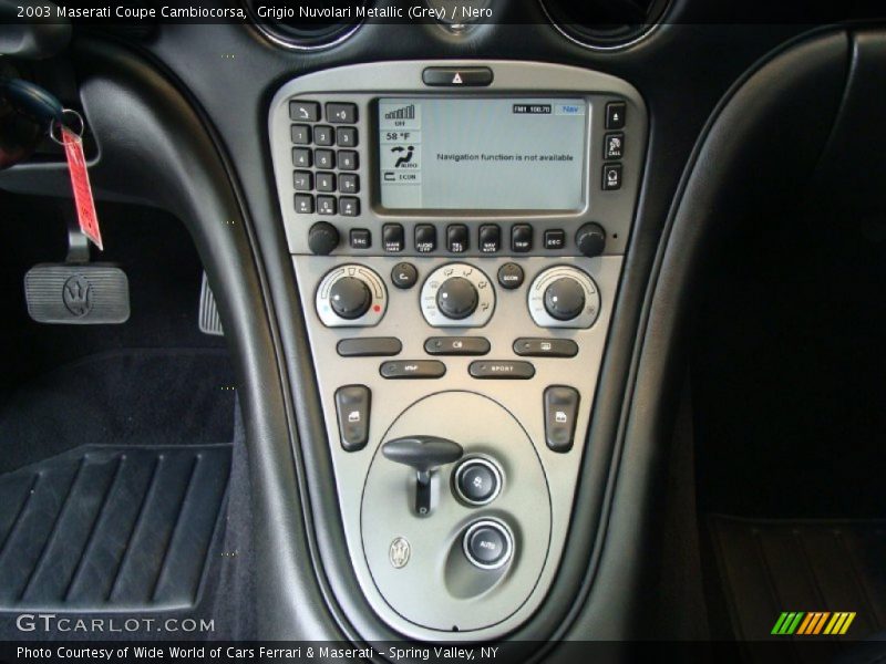 Controls of 2003 Coupe Cambiocorsa