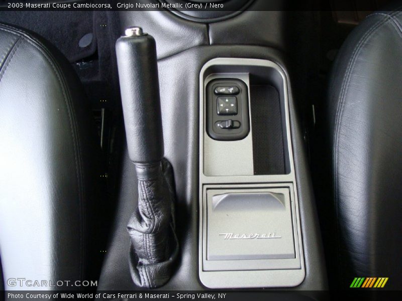 Grigio Nuvolari Metallic (Grey) / Nero 2003 Maserati Coupe Cambiocorsa