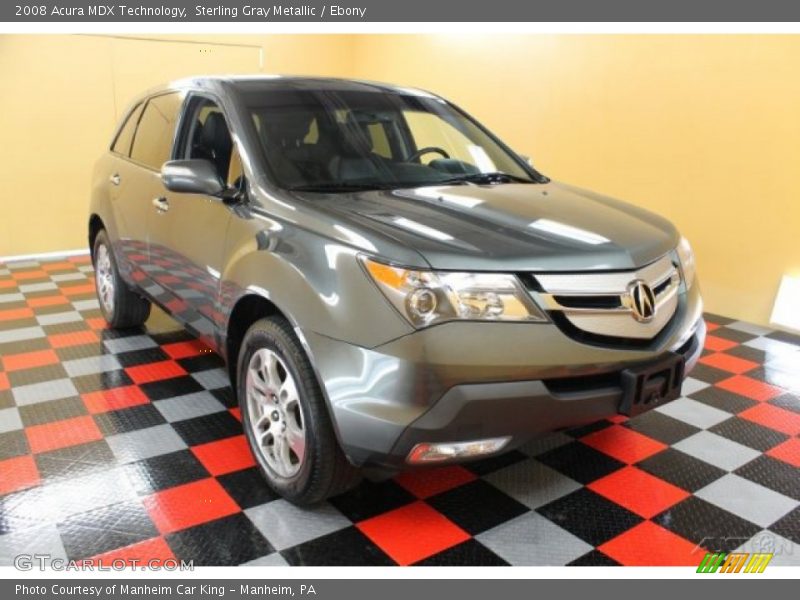 Sterling Gray Metallic / Ebony 2008 Acura MDX Technology