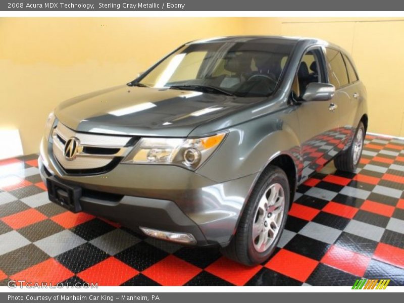 Sterling Gray Metallic / Ebony 2008 Acura MDX Technology