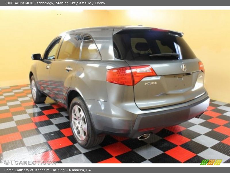 Sterling Gray Metallic / Ebony 2008 Acura MDX Technology