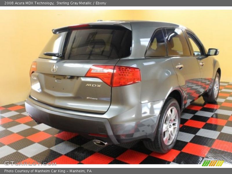 Sterling Gray Metallic / Ebony 2008 Acura MDX Technology