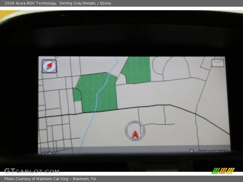 Sterling Gray Metallic / Ebony 2008 Acura MDX Technology