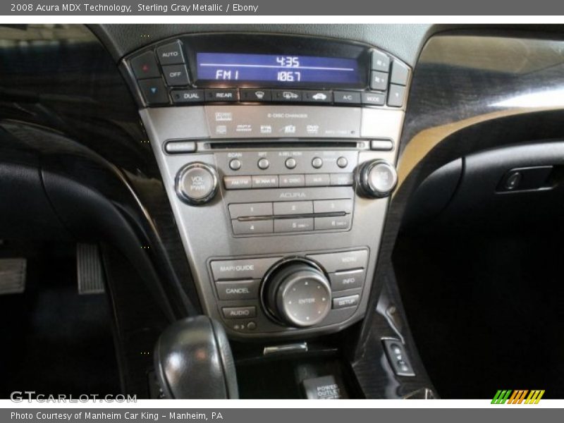 Sterling Gray Metallic / Ebony 2008 Acura MDX Technology