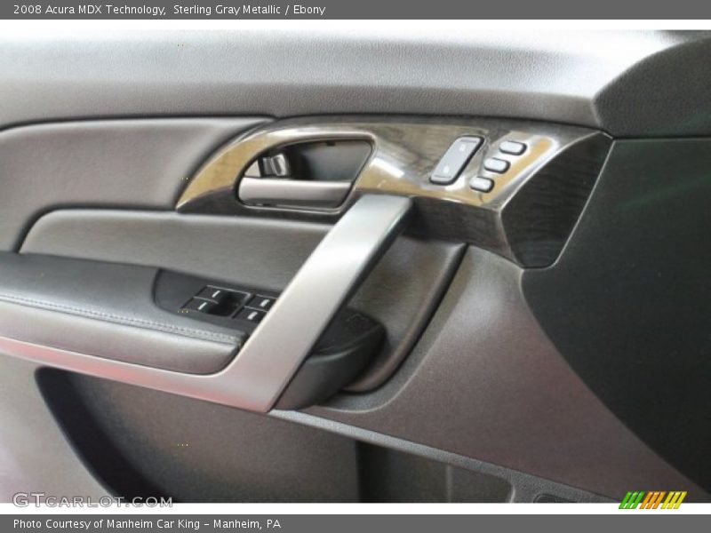 Sterling Gray Metallic / Ebony 2008 Acura MDX Technology