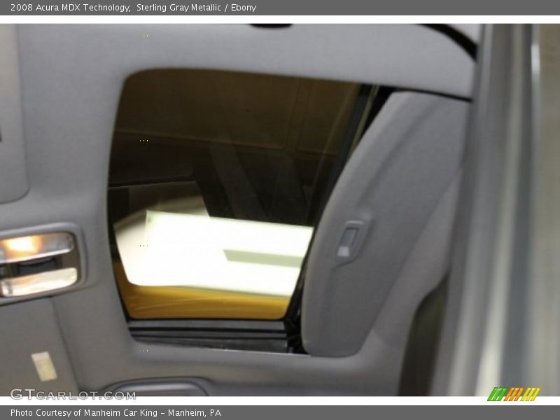 Sterling Gray Metallic / Ebony 2008 Acura MDX Technology