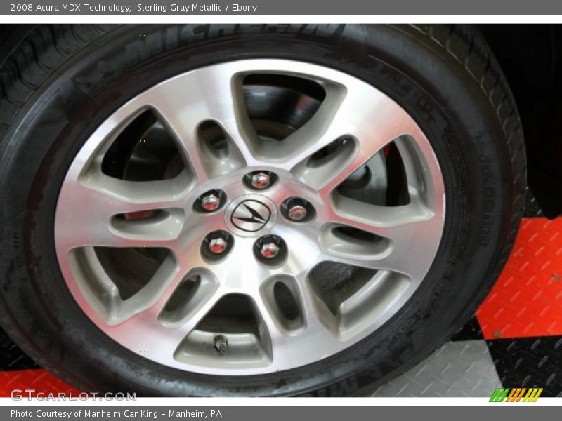 Sterling Gray Metallic / Ebony 2008 Acura MDX Technology