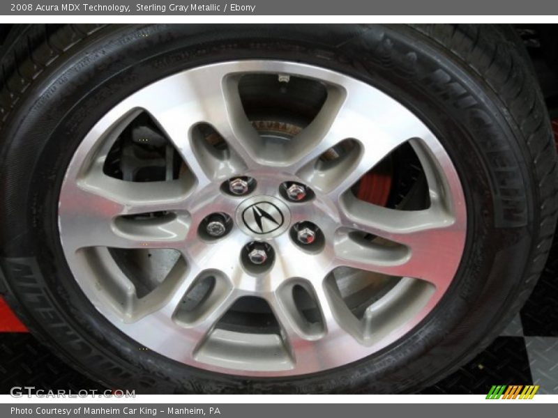 Sterling Gray Metallic / Ebony 2008 Acura MDX Technology