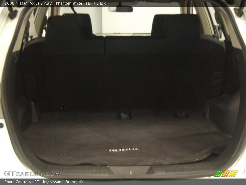 Phantom White Pearl / Black 2008 Nissan Rogue S AWD