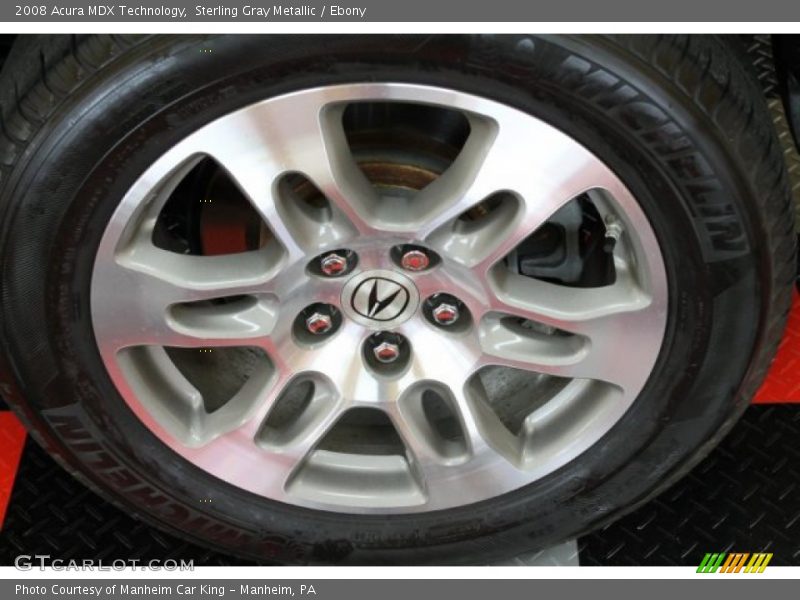 Sterling Gray Metallic / Ebony 2008 Acura MDX Technology
