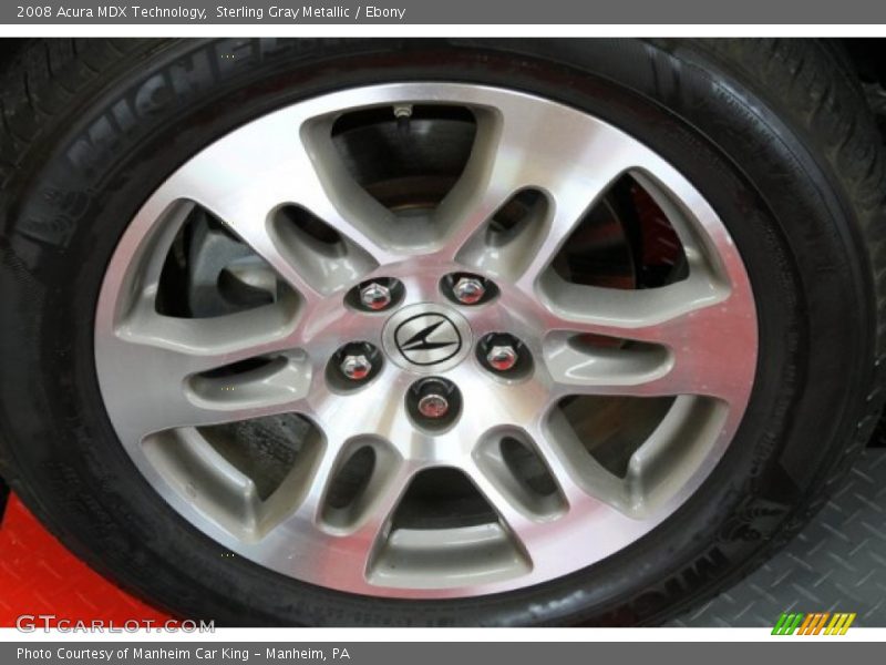 Sterling Gray Metallic / Ebony 2008 Acura MDX Technology