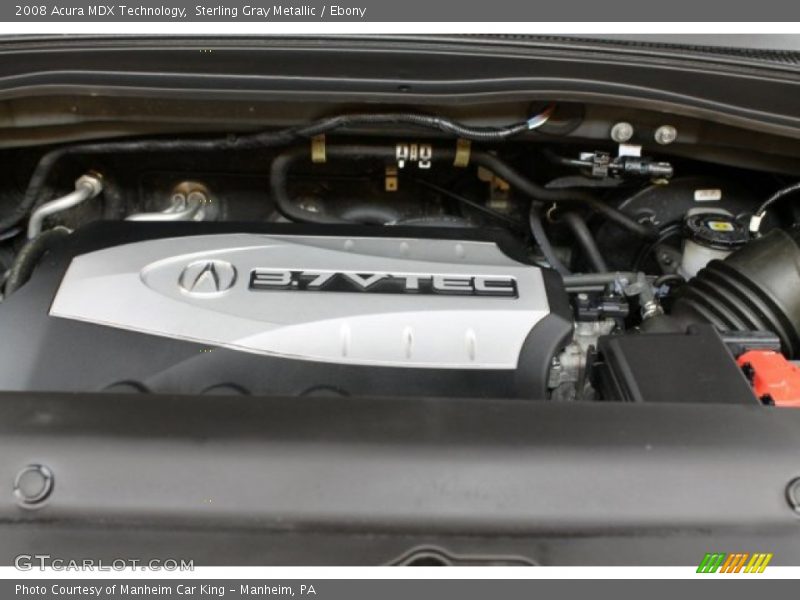 Sterling Gray Metallic / Ebony 2008 Acura MDX Technology