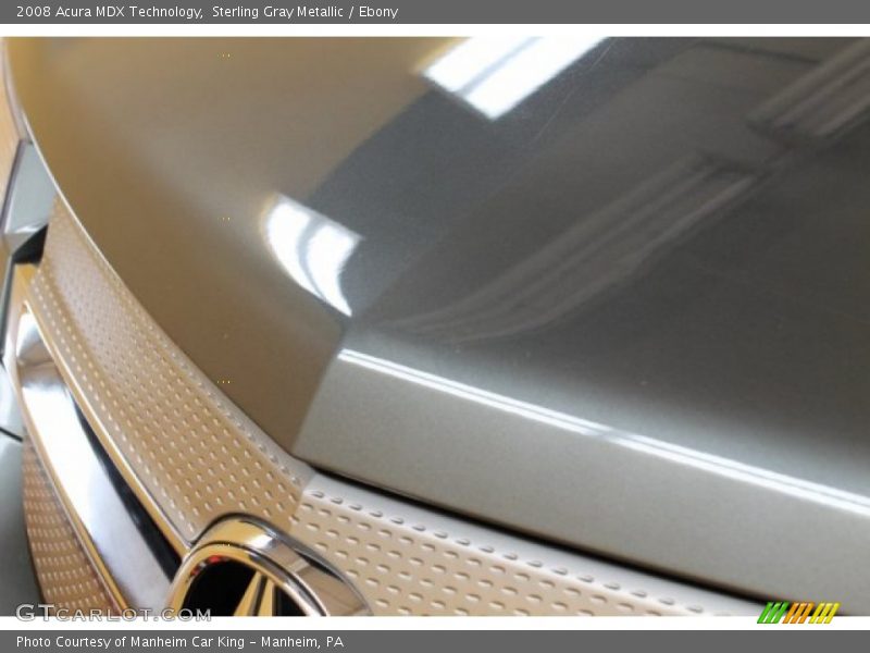 Sterling Gray Metallic / Ebony 2008 Acura MDX Technology