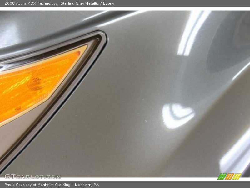 Sterling Gray Metallic / Ebony 2008 Acura MDX Technology