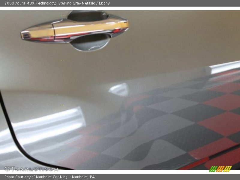 Sterling Gray Metallic / Ebony 2008 Acura MDX Technology