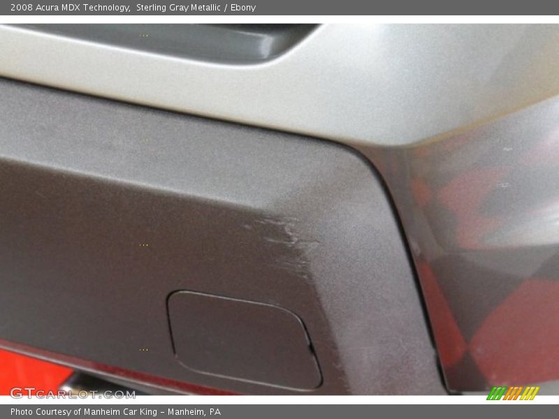 Sterling Gray Metallic / Ebony 2008 Acura MDX Technology