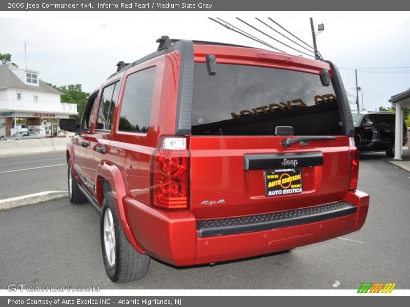 Inferno Red Pearl / Medium Slate Gray 2006 Jeep Commander 4x4