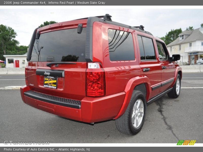 Inferno Red Pearl / Medium Slate Gray 2006 Jeep Commander 4x4