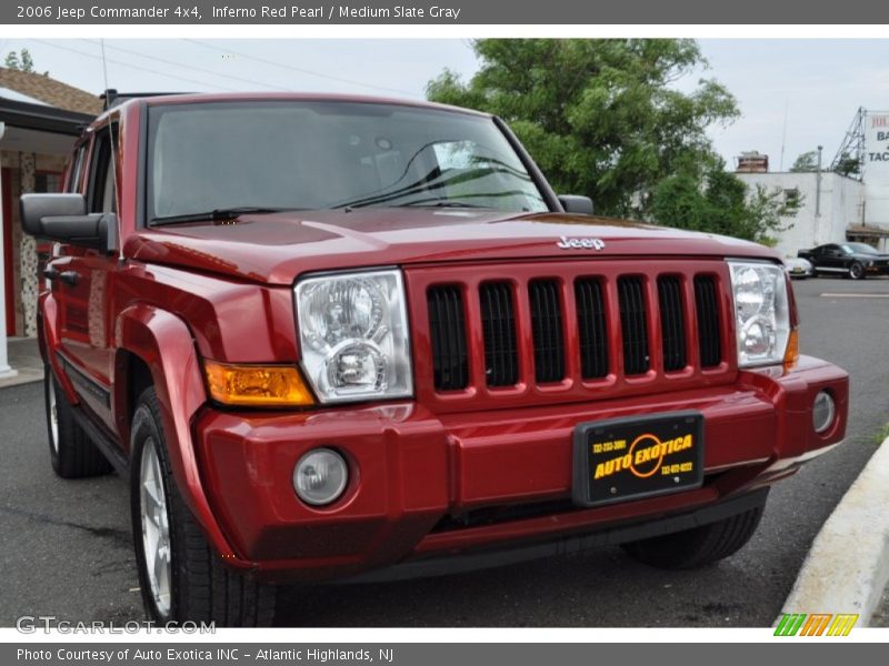 Inferno Red Pearl / Medium Slate Gray 2006 Jeep Commander 4x4