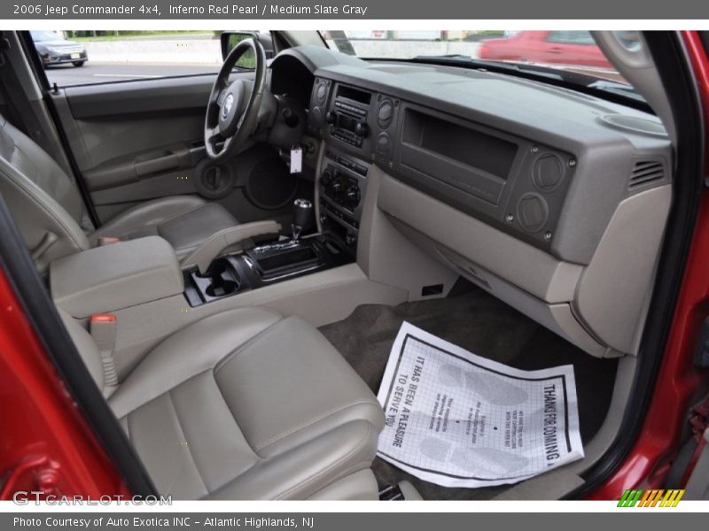 Inferno Red Pearl / Medium Slate Gray 2006 Jeep Commander 4x4