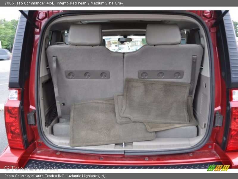 Inferno Red Pearl / Medium Slate Gray 2006 Jeep Commander 4x4