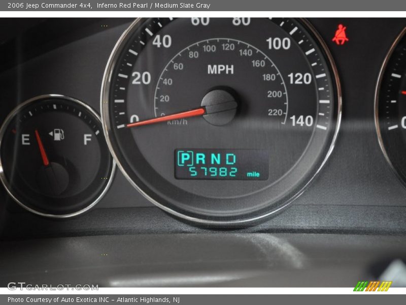 Inferno Red Pearl / Medium Slate Gray 2006 Jeep Commander 4x4