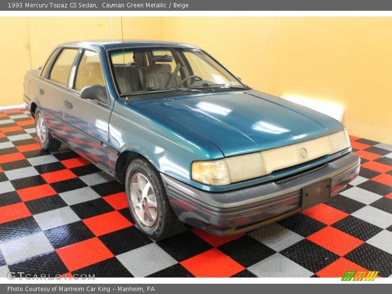  1993 Topaz GS Sedan Cayman Green Metallic