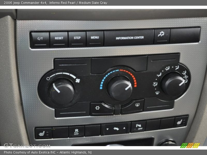 Inferno Red Pearl / Medium Slate Gray 2006 Jeep Commander 4x4