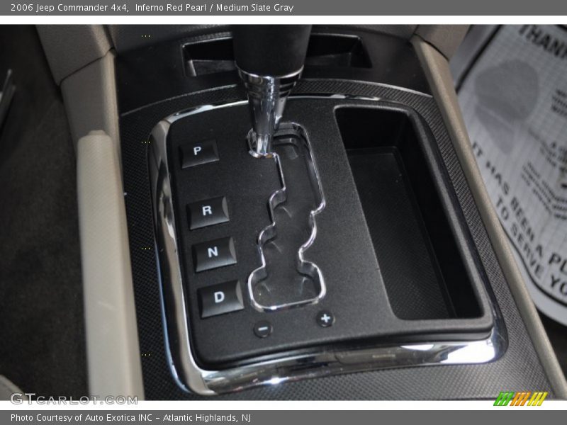 Inferno Red Pearl / Medium Slate Gray 2006 Jeep Commander 4x4