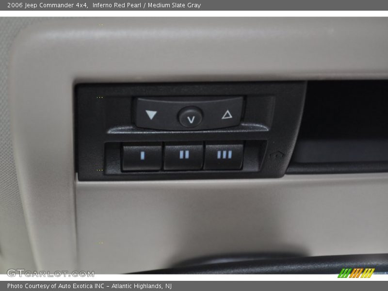 Inferno Red Pearl / Medium Slate Gray 2006 Jeep Commander 4x4