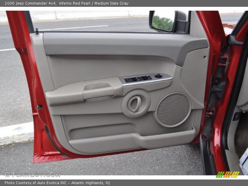 Inferno Red Pearl / Medium Slate Gray 2006 Jeep Commander 4x4