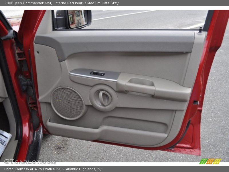 Inferno Red Pearl / Medium Slate Gray 2006 Jeep Commander 4x4