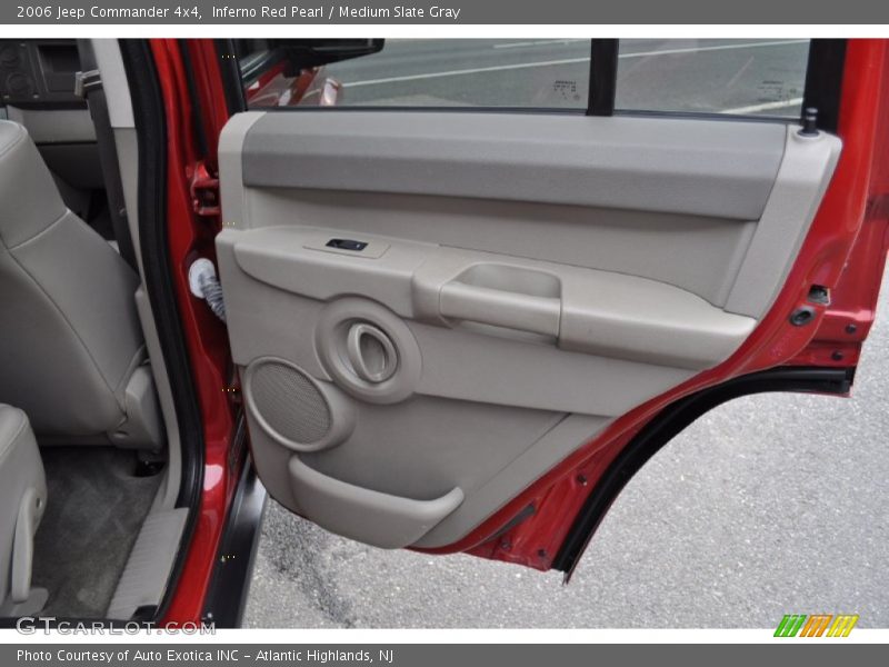 Inferno Red Pearl / Medium Slate Gray 2006 Jeep Commander 4x4