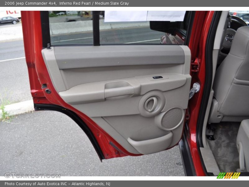 Inferno Red Pearl / Medium Slate Gray 2006 Jeep Commander 4x4