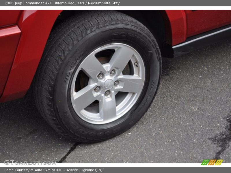 Inferno Red Pearl / Medium Slate Gray 2006 Jeep Commander 4x4