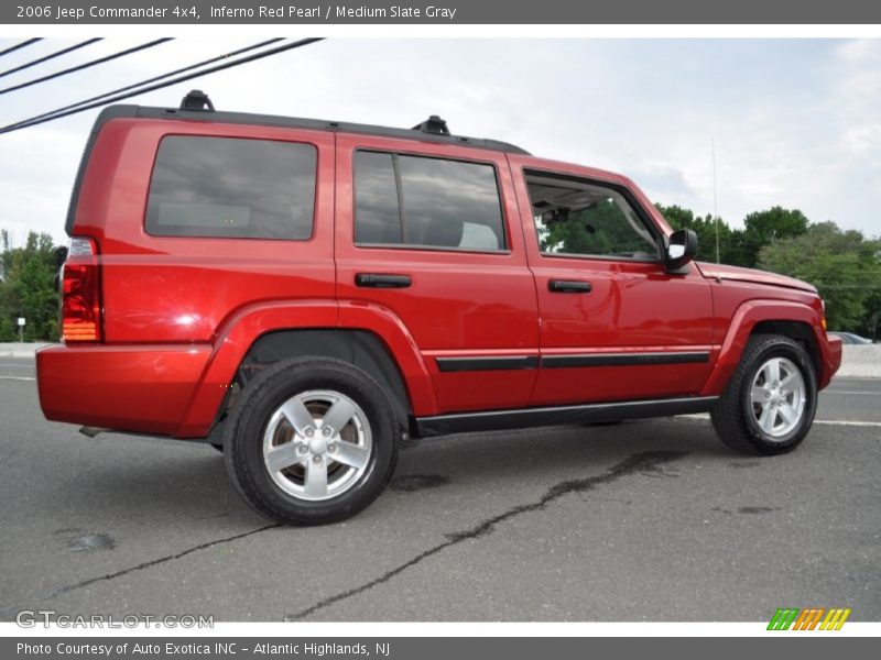 Inferno Red Pearl / Medium Slate Gray 2006 Jeep Commander 4x4