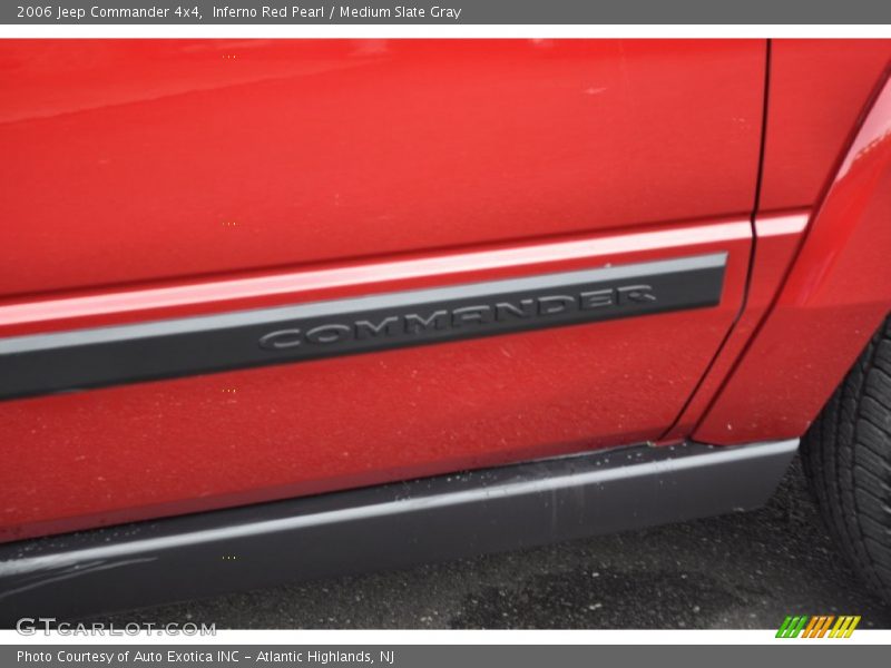 Inferno Red Pearl / Medium Slate Gray 2006 Jeep Commander 4x4