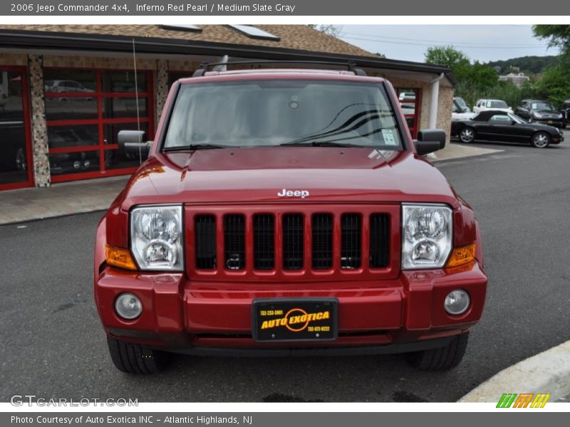 Inferno Red Pearl / Medium Slate Gray 2006 Jeep Commander 4x4