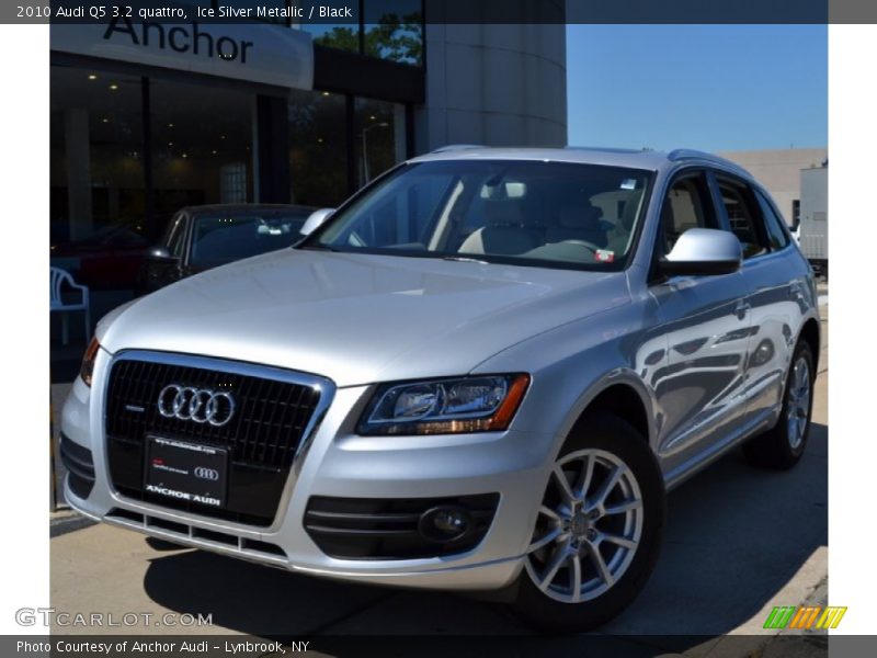 Ice Silver Metallic / Black 2010 Audi Q5 3.2 quattro