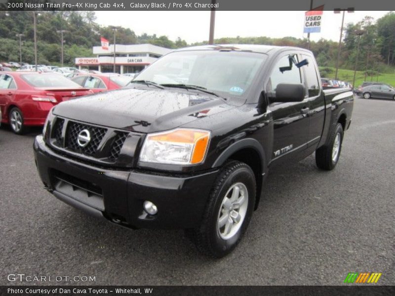 Galaxy Black / Pro 4X Charcoal 2008 Nissan Titan Pro-4X King Cab 4x4
