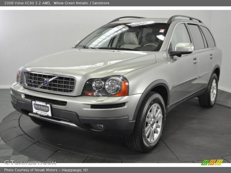 Willow Green Metallic / Sandstone 2008 Volvo XC90 3.2 AWD